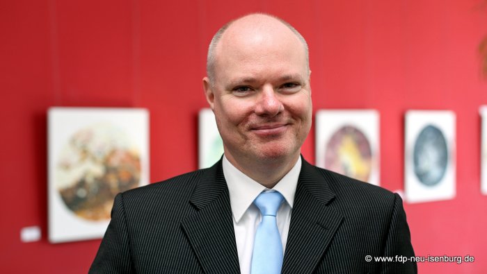 Richard Krüger, Beisitzer der FDP Neu-Isenburg und Europabeauftragter der FDP Offenbach Land.