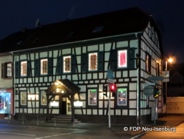 Restaurant "Goldener Apfel" in Neu-Isenburg.
