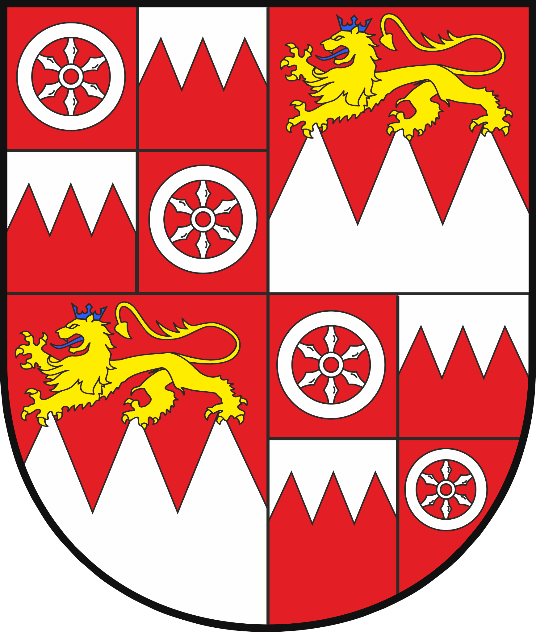 Wappen des Ortsteils Gravenbruch (Vorschlag der FDP im Ortsbeirat Gravenbruch vom 6. Juli 2018)