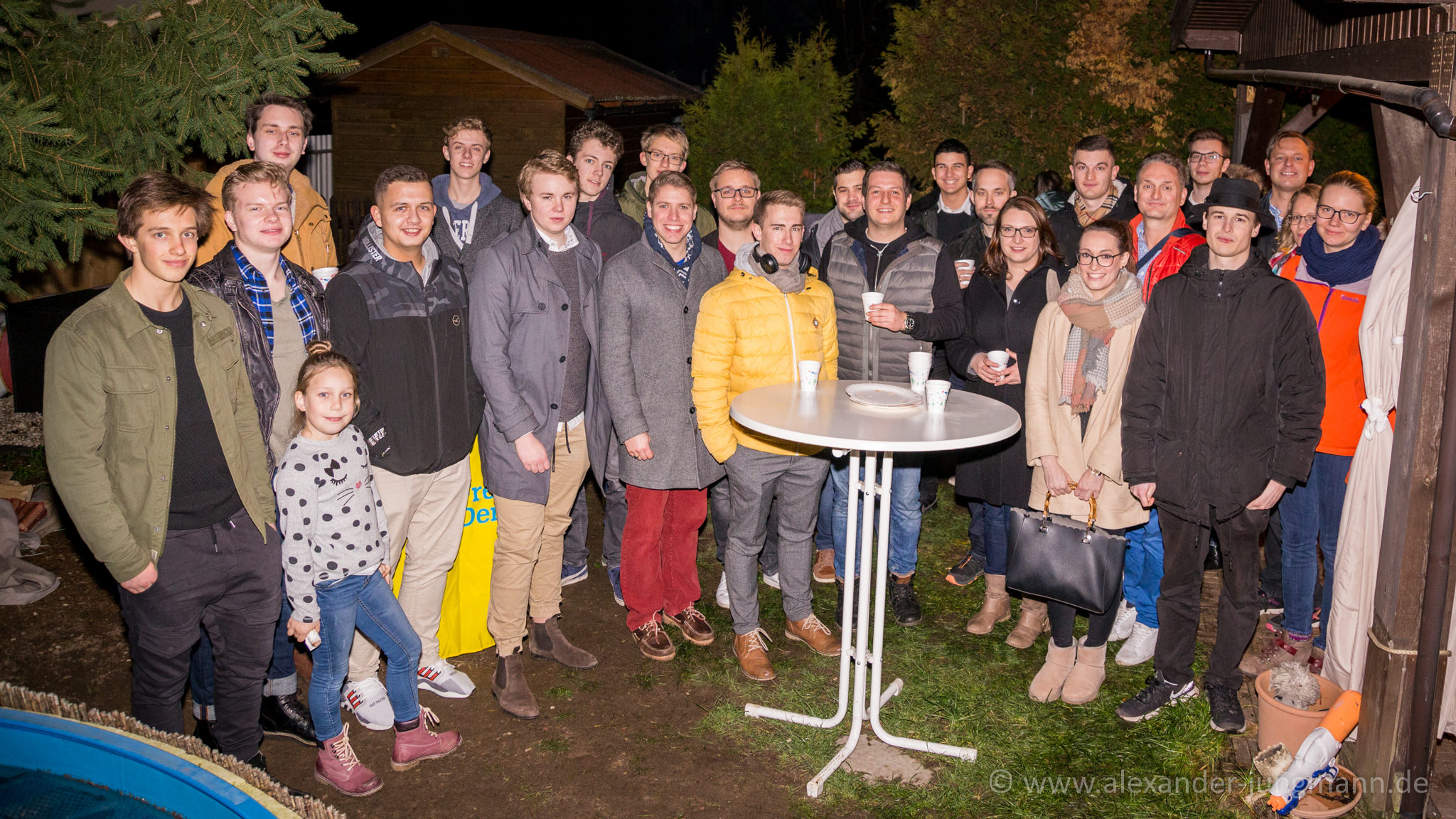 Feiergesellschaft zur Weihnachtsfeier der Jungen Liberalen in Neu-Isenburg