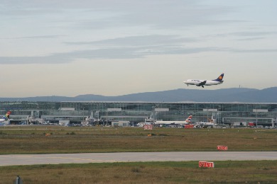 Frankfurter Flughafen.