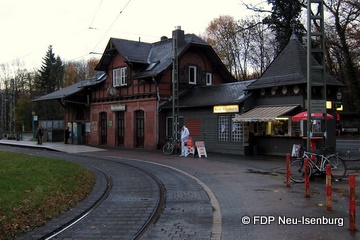 Waldbahnstation Neu-Isenburg.